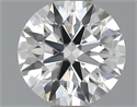0.37 quilates, Redondo Diamante , Color H, claridad VVS1 y certificado por GIA