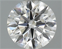 0.35 Carats, Round Diamond with Excellent Cut, D Color, VS1 Clarity and Certified by GIA