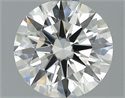 0.72 quilates, Redondo Diamante , Color H, claridad VVS1 y certificado por GIA