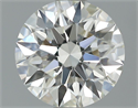 0.72 quilates, Redondo Diamante , Color H, claridad VVS1 y certificado por GIA