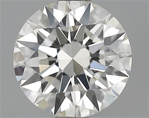 Picture of 0.70 Carats, Round Diamond with Excellent Cut, H Color, VVS1 Clarity and Certified by GIA