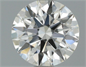 0.70 quilates, Redondo Diamante , Color H, claridad VVS1 y certificado por GIA