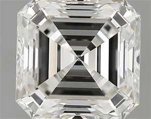 Picture of 1.60 Carats, Asscher Diamond with  Cut, G Color, VVS2 Clarity and Certified by GIA