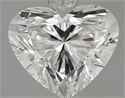 2.01 Carats, Heart Diamond with  Cut, D Color, VS1 Clarity and Certified by GIA