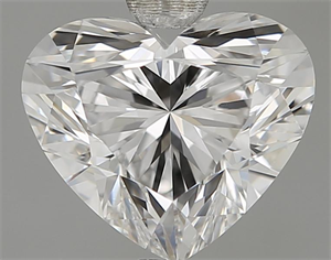 Picture of 2.01 Carats, Heart Diamond with  Cut, D Color, VS1 Clarity and Certified by GIA