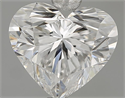 2.01 Carats, Heart Diamond with  Cut, E Color, VS2 Clarity and Certified by GIA