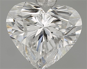 Picture of 2.01 Carats, Heart Diamond with  Cut, E Color, VS2 Clarity and Certified by GIA