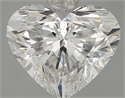 2.10 Carats, Heart Diamond with  Cut, E Color, VS2 Clarity and Certified by GIA