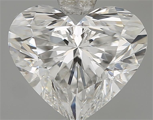 Picture of 2.10 Carats, Heart Diamond with  Cut, E Color, VS2 Clarity and Certified by GIA