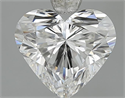 2.01 Carats, Heart Diamond with  Cut, F Color, VS2 Clarity and Certified by GIA
