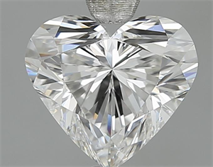 Picture of 2.01 Carats, Heart Diamond with  Cut, F Color, VS2 Clarity and Certified by GIA