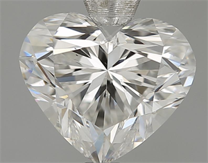 Picture of 2.01 Carats, Heart Diamond with  Cut, G Color, VS2 Clarity and Certified by GIA