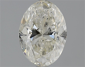 Picture of 1.62 Carats, Oval Diamond with  Cut, G Color, SI2 Clarity and Certified by EGL