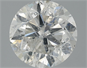 3.12 Carats, Round Diamond with Excellent Cut, F Color, SI2 Clarity and Certified by EGL