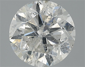 Picture of 3.12 Carats, Round Diamond with Excellent Cut, F Color, SI2 Clarity and Certified by EGL