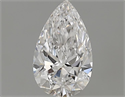 0.70 Carats, Pear Diamond with  Cut, D Color, VS2 Clarity and Certified by GIA