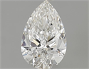 0.70 Carats, Pear Diamond with  Cut, E Color, VVS2 Clarity and Certified by GIA