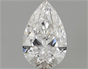 0.70 Carats, Pear Diamond with  Cut, D Color, VS2 Clarity and Certified by GIA