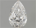 0.70 Carats, Pear Diamond with  Cut, D Color, VS2 Clarity and Certified by GIA