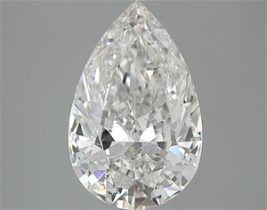 Picture of 3.01 Carats, Pear Diamond with  Cut, F Color, VS2 Clarity and Certified by GIA