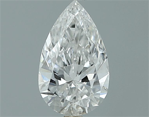 Picture of 0.60 Carats, Pear Diamond with  Cut, F Color, VS1 Clarity and Certified by GIA
