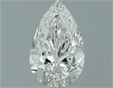 0.65 Carats, Pear Diamond with  Cut, H Color, VS2 Clarity and Certified by GIA
