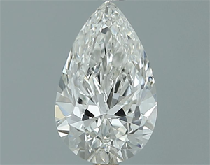 Picture of 0.65 Carats, Pear Diamond with  Cut, H Color, VS2 Clarity and Certified by GIA