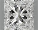 1.00 Carats, Princess Diamond with  Cut, F Color, VS2 Clarity and Certified by GIA