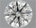 0.70 Carats, Round Diamond with Excellent Cut, G Color, VVS1 Clarity and Certified by GIA