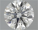 0.71 Carats, Round Diamond with Excellent Cut, G Color, VVS1 Clarity and Certified by GIA