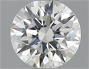 0.45 Carats, Round Diamond with Excellent Cut, F Color, VVS1 Clarity and Certified by GIA