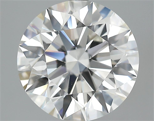 Picture of 4.02 Carats, Round Diamond with Excellent Cut, H Color, VS2 Clarity and Certified by GIA
