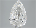 5.01 Carats, Pear Diamond with  Cut, F Color, VVS2 Clarity and Certified by GIA