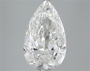 Picture of 5.01 Carats, Pear Diamond with  Cut, F Color, VVS2 Clarity and Certified by GIA