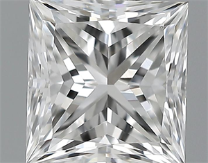 Picture of 0.70 Carats, Princess Diamond with  Cut, E Color, VVS1 Clarity and Certified by GIA