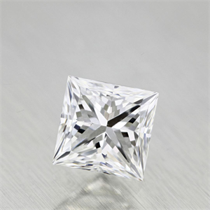 Picture of 0.70 Carats, Princess Diamond with  Cut, F Color, VVS1 Clarity and Certified by GIA