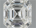 5.04 Carats, Asscher Diamond with  Cut, H Color, VS2 Clarity and Certified by GIA