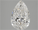 4.01 Carats, Pear Diamond with  Cut, F Color, VVS1 Clarity and Certified by GIA