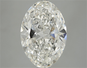 Picture of 7.03 Carats, Oval Diamond with  Cut, H Color, SI1 Clarity and Certified by GIA