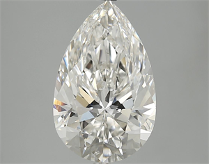 Picture of 4.07 Carats, Pear Diamond with  Cut, G Color, VS2 Clarity and Certified by GIA