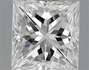 Picture of 0.70 Carats, Princess Diamond with  Cut, F Color, VVS1 Clarity and Certified by GIA