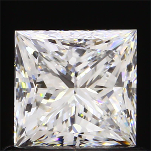 Picture of 0.72 Carats, Princess Diamond with  Cut, E Color, VVS2 Clarity and Certified by GIA