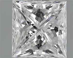 Picture of 0.70 Carats, Princess Diamond with  Cut, F Color, VVS2 Clarity and Certified by GIA