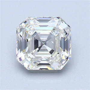 Picture of 1.04 Carats, Asscher Diamond with  Cut, J Color, VS1 Clarity and Certified by GIA