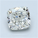 1.23 Carats, Cushion Diamond with  Cut, I Color, VS2 Clarity and Certified by GIA