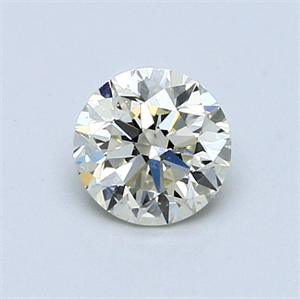 0.71 Carats, Round Diamond with Excellent Cut, I Color, VS2 Clarity and Certified by EGL