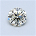 0.70 quilates, Redondo Diamante , Color I, claridad VVS2 y certificado por EGL