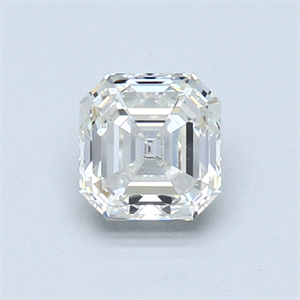 Picture of 0.62 Carats, Asscher Diamond with  Cut, J Color, VS1 Clarity and Certified by GIA