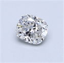 0.58 quilates, Del cojín Diamante , Color D, claridad SI2 y certificado por EGL
