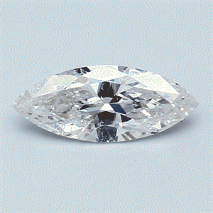 0.60 Carats, Marquise Diamond with  Cut, F Color, SI2 Clarity and Certified by EGL